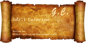 Gál Celerina névjegykártya